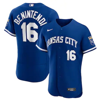 mens nike andrew benintendi royal kansas city royals 2022 a